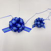 China Supply 50mm Double-layer Glitter Pom Bows for Premium Sparkling Gift Decorations.
