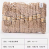 Hollow-structure hemp rope in natural color for rustic decorations and sustainable projects.