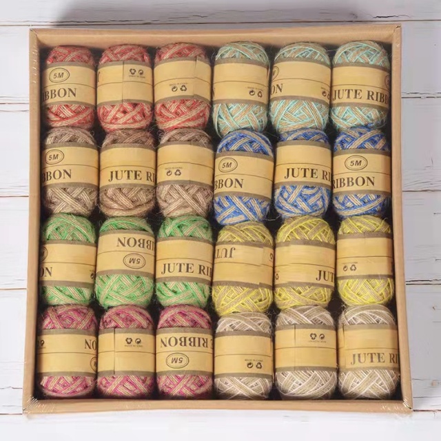 China Supply Pre-cut Colored Rope Sets in Organized Boxes for Convenient Crafting And Decorations.