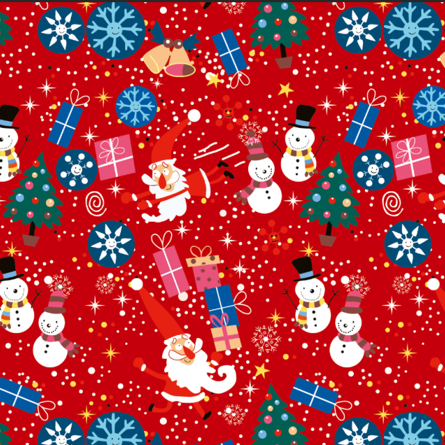 Premium Glossy Art Paper with Christmas Designs, Perfect for Festive Gift Wrapping And Holiday Packaging.