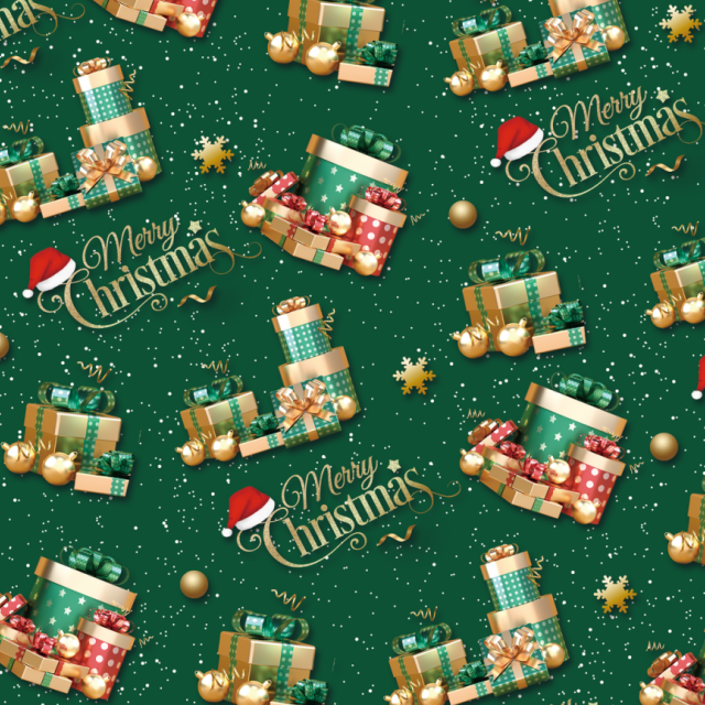 Premium Glossy Art Paper with Christmas Designs, Perfect for Festive Gift Wrapping And Holiday Packaging.