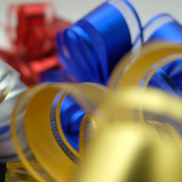 Whosales Best Soft Gauze Pom Bows with Delicate Texture for Elegant Gift Decoration.