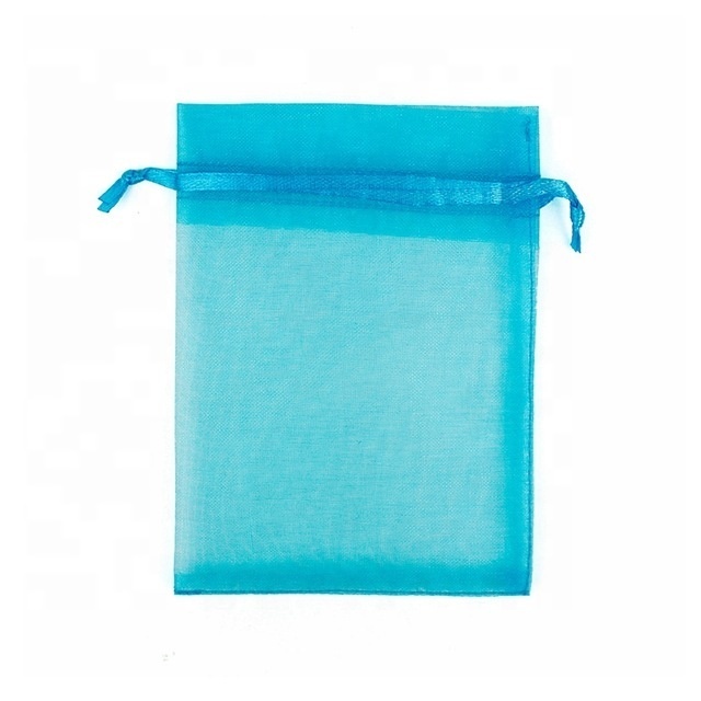 Bolsas de tela de organza transparente personalizadas, perfectas para regalos, bodas y empaques de joyer&iacute;a.
