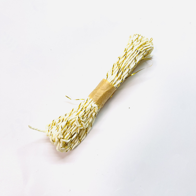 China Supply Luxury Rope with Gold Threads Woven into Colored Fibers for Elegant Decorations.