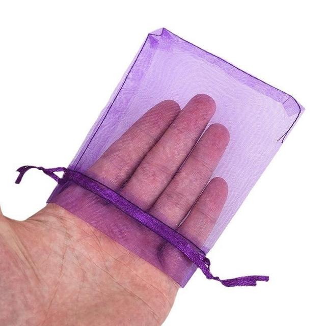 China Manufactory Sheer Organza Fabric Bags Perfect for Gifts, Weddings And Jewelry Packaging.