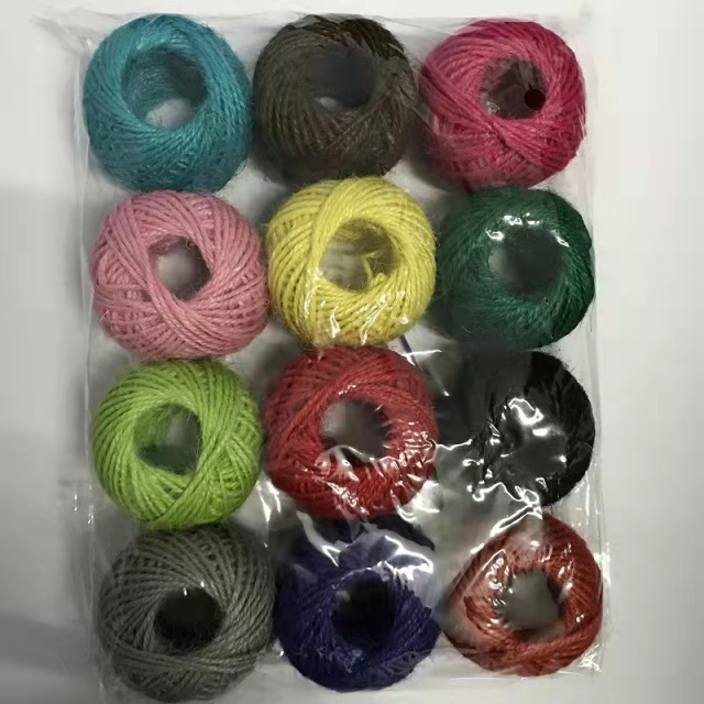 China Supply Vibrant Leaf-patterned Hemp Rope for Decorative Crafts And Sustainable Packaging.