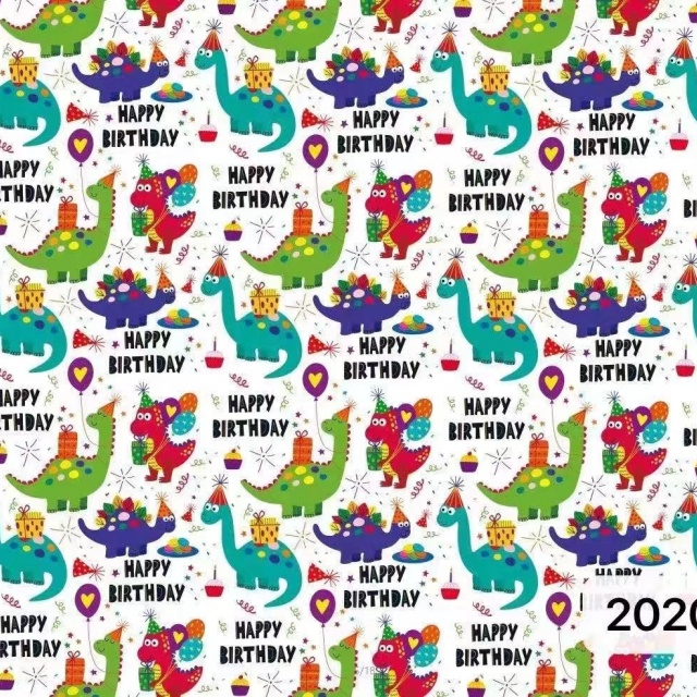 Best Premium glossy art paper featuring colorful birthday themes and celebration patterns for festive gift wrapping.