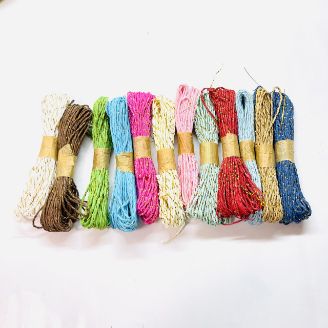 Natural Paper Twine for Eco-friendly Gift Wrapping And Crafts. Strong, Biodegradable, And Perfect for Rustic-style Packaging. 