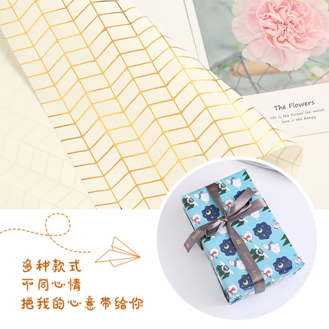 Specialty Paper with Metallic Foil Coating for Elegant Hot Stamping Effects.