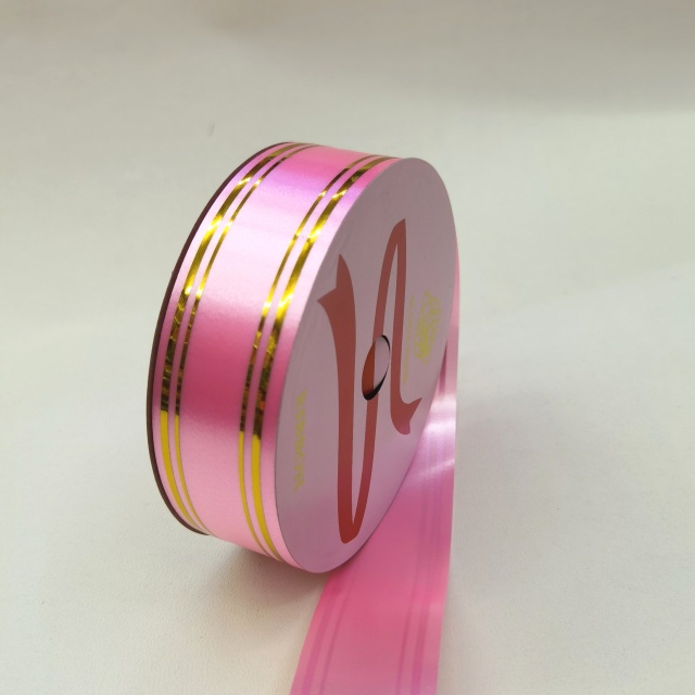 Elegant Ribbons Featuring Precise Gold Edge Trimming for Luxury Packaging And Special Occasions.