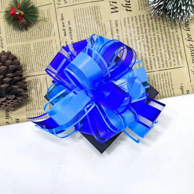 తక్షణ బహుమతి అలంకరణ కోసం చైనా సరఫరాదారు పుల్ బో రిబ్బన్. ఉపయోగించడానికి సులభమైనది, సమయాన్ని ఆదా చేయడం మరియు వివిధ రంగులు మరియు శైలులలో అందుబాటులో ఉంటుంది.