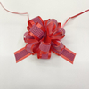 China Supplier Dimensional Striped Double-layer Pom Bows for Luxurious Gift Presentations.