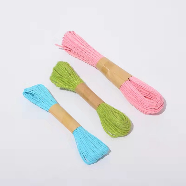 China Supply Vibrant Leaf-patterned Hemp Rope for Decorative Crafts And Sustainable Packaging.