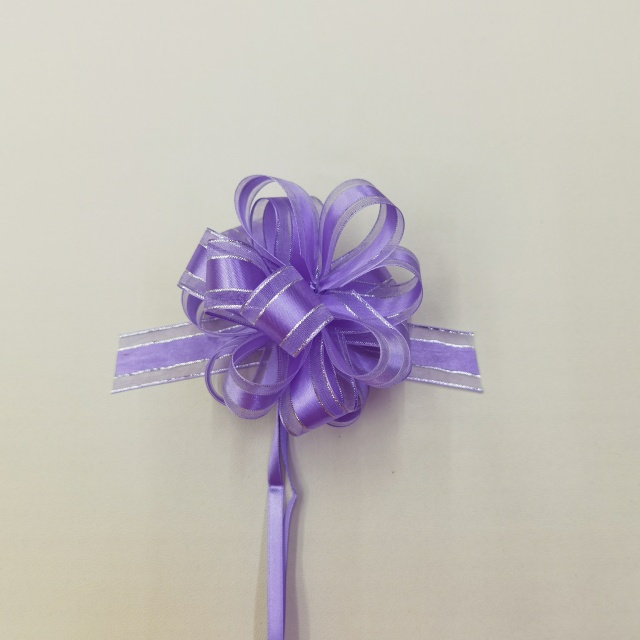 Structured Metal Lace Pom Bows with Intricate Patterns for Luxury Gifts.