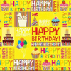 Premium glossy art paper featuring colorful birthday themes and celebration patterns for festive gift wrapping.