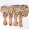 Chunky Small-braid Hemp Rope with Robust Texture for Heavy-duty Decorative Uses.