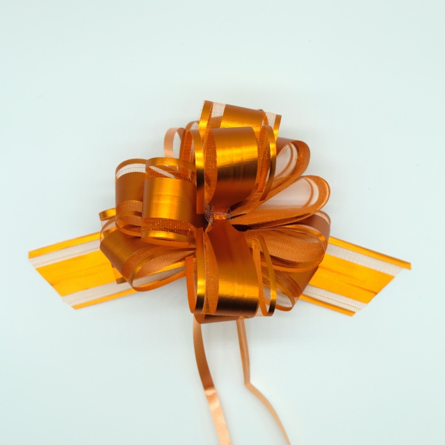 Packvips 32mm Glitter Pom Bows with Full Sparkle Coverage for Eye-catching Gifts.